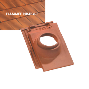 TUILE A DOUILLE BEAUVOISE Ø126 FLAMMEE RUSTIQUE